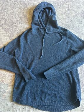 Lauren Ralph Lauren Blue Crewneck Hooded Sweater